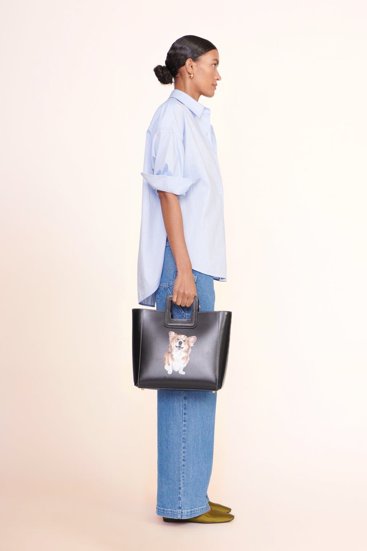 CUSTOM STAUD x C.BONZ CLASSIC OVERSIZED SHIRT | OXFORD BLUE - Image 8