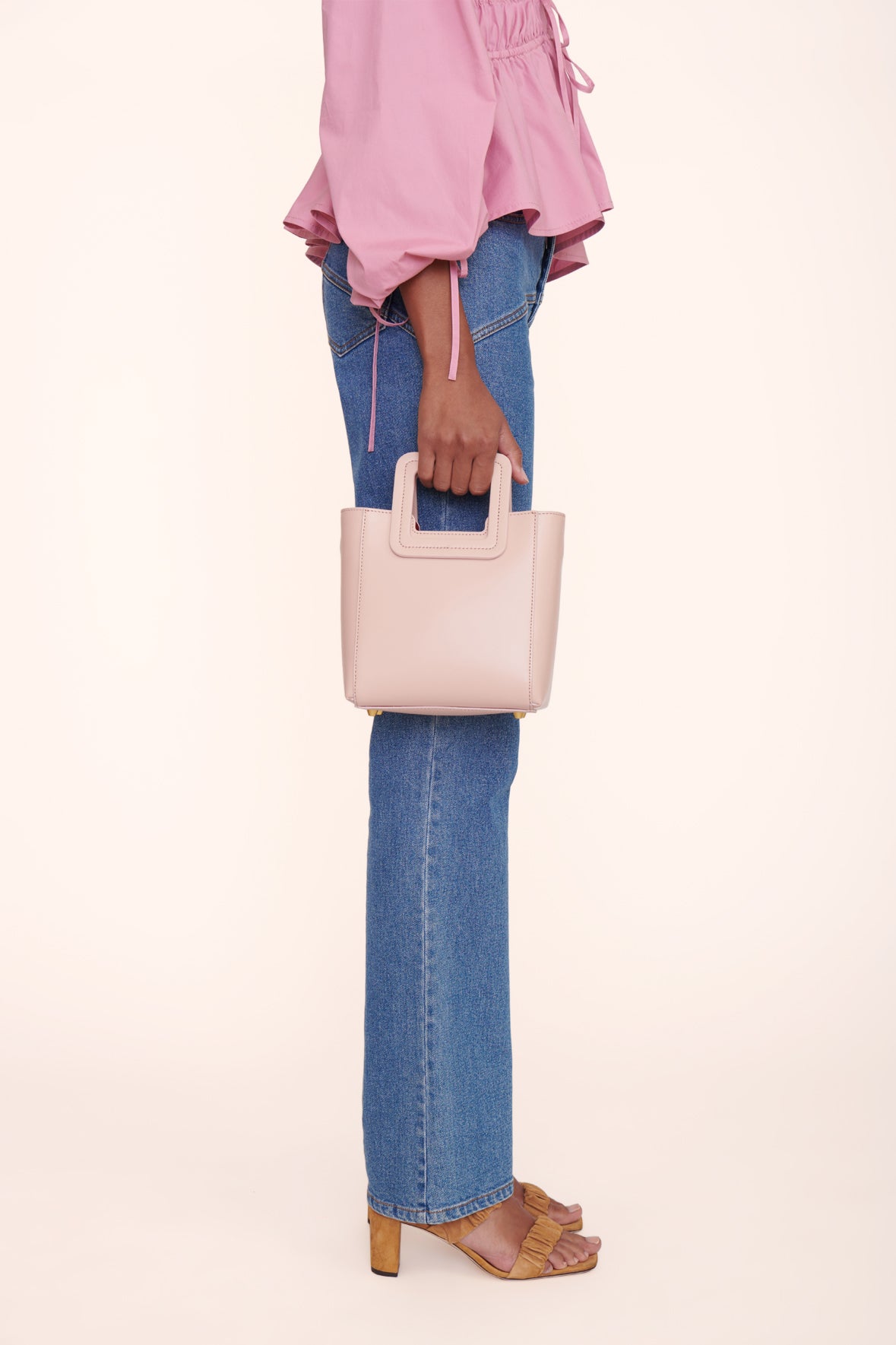 MINI SHIRLEY LEATHER BAG | BLUSH - Image 7